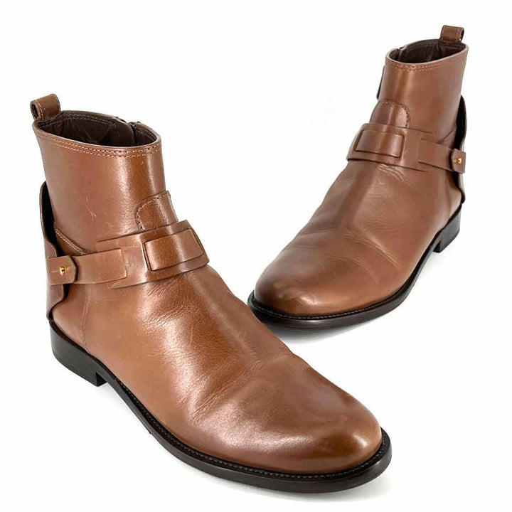 Shoe Size 9.5 Tory Burch Brown Leather Boots