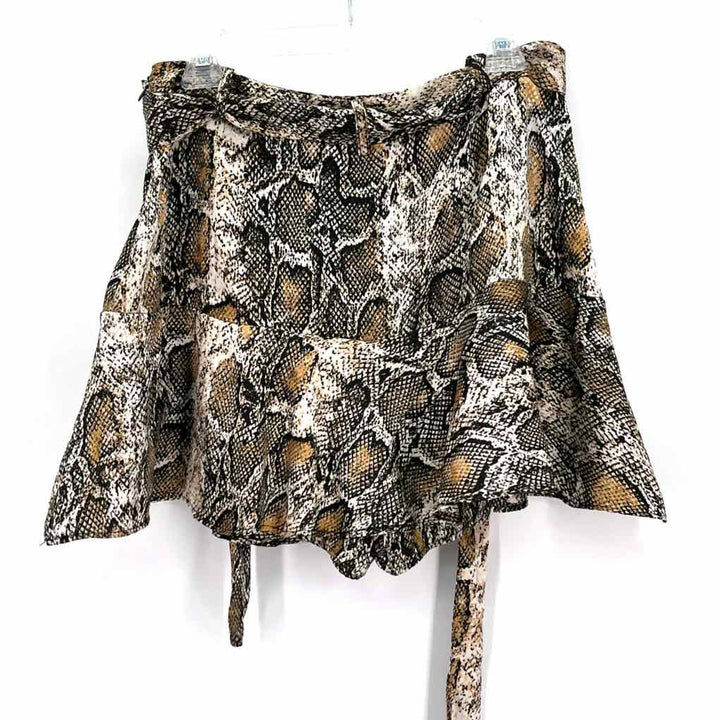 Size XL ZARA Brown Print Skirt