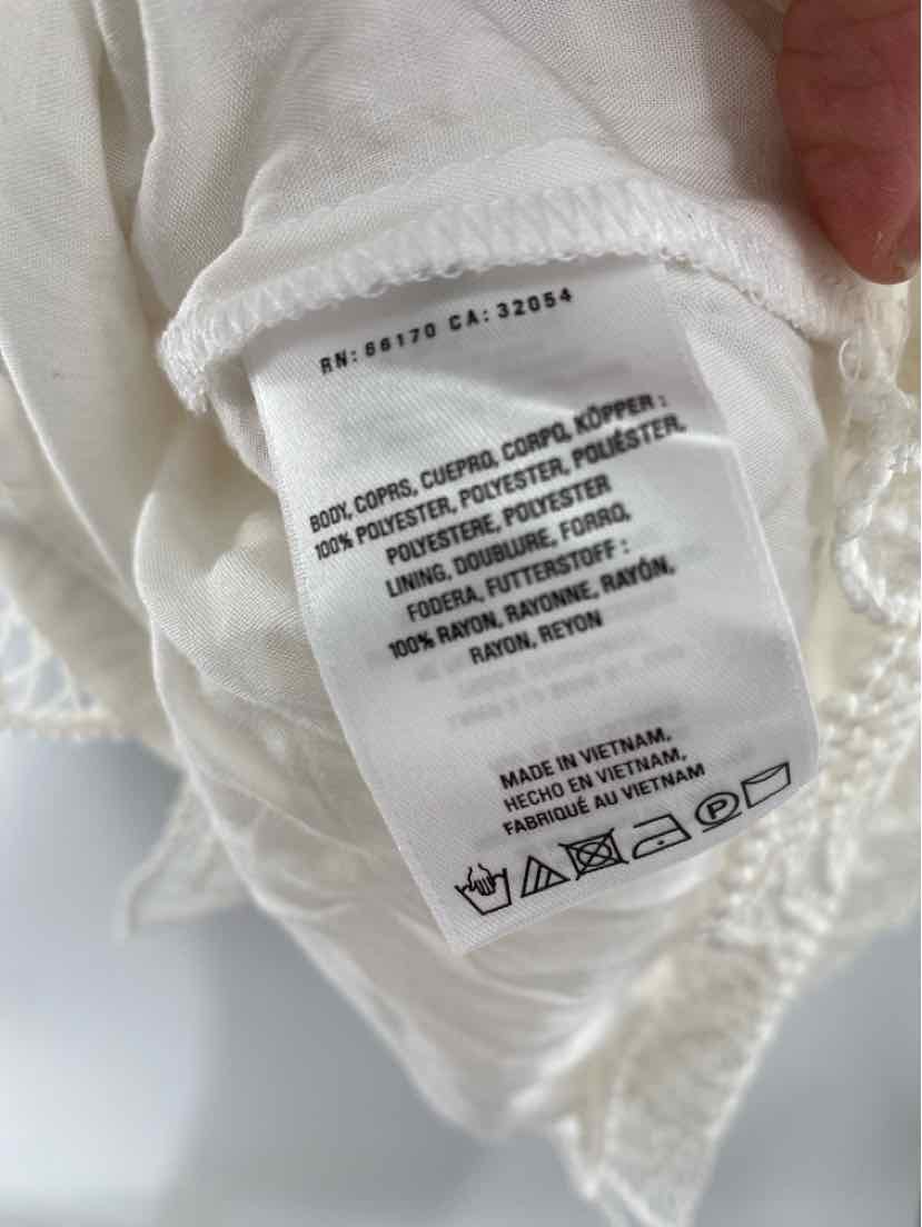 Size 2 Anthropologie Cream Dress