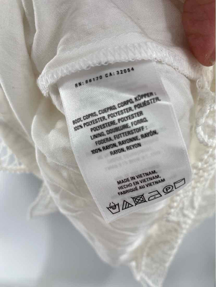 Size 2 Anthropologie Cream Dress