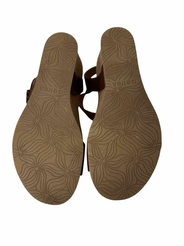 Shoe Size 9 AETREX Brown Sandals