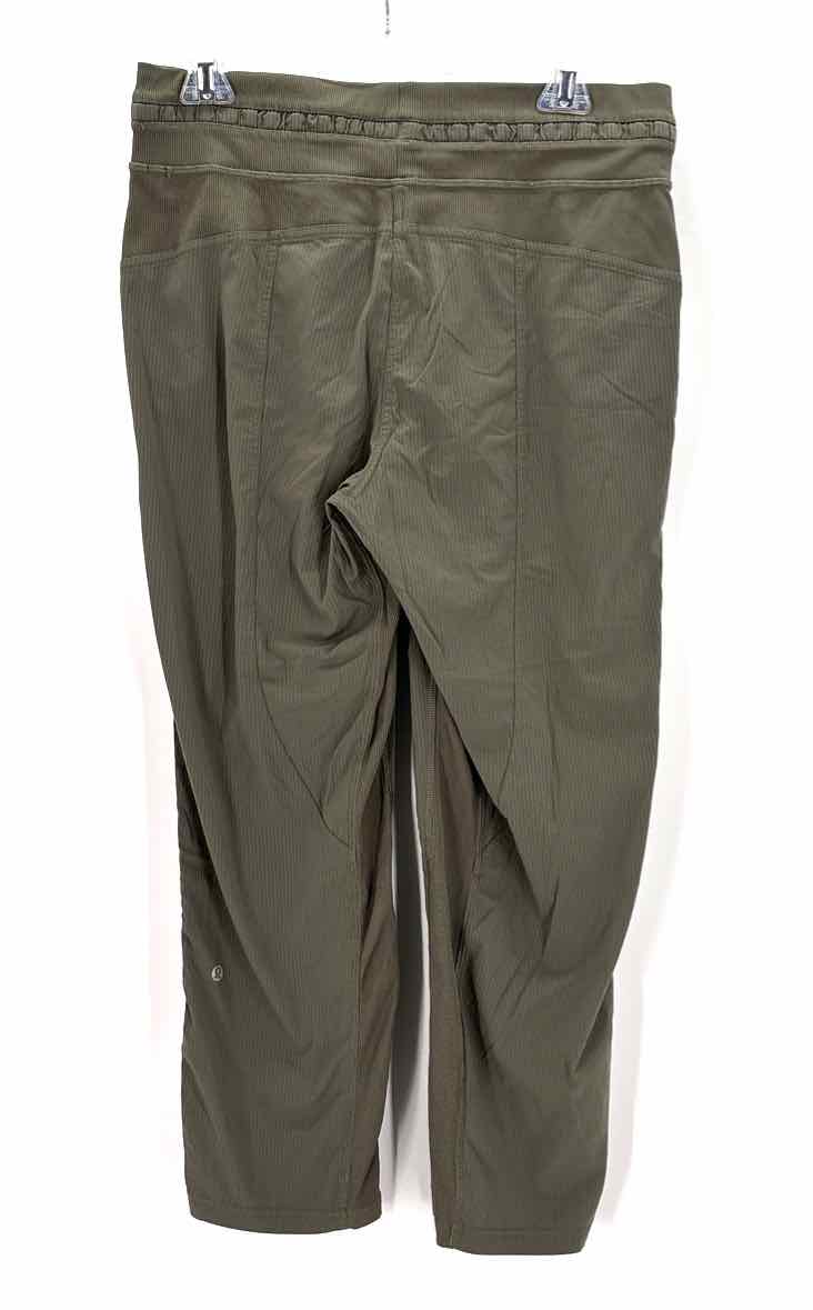 Size 8 Lululemon Olive Nylon Pants