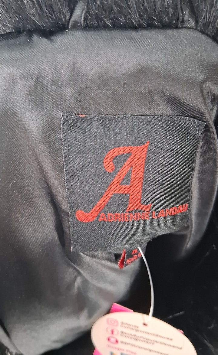 Size XL ADRIENNE LANDAU Black Jacket