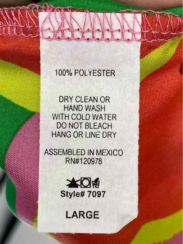 Size L ENTRO Multi-Color Shirt