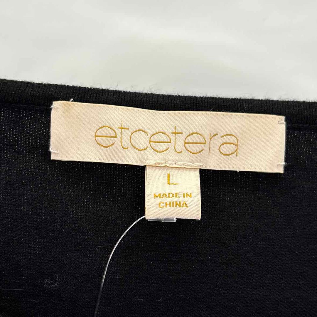 Size L ETCETERA Black Sweater