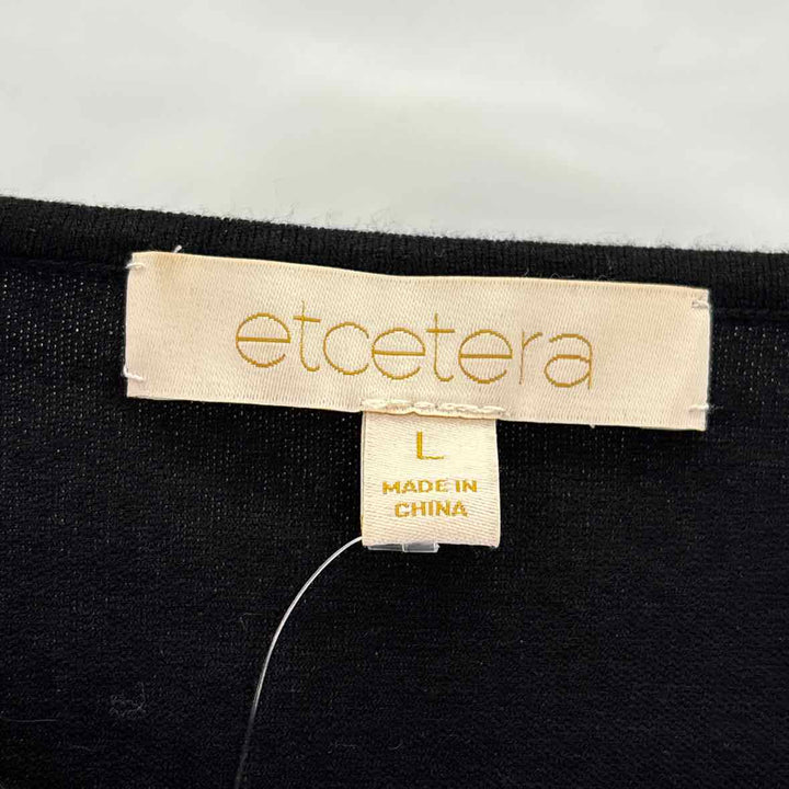 Size L ETCETERA Black Sweater