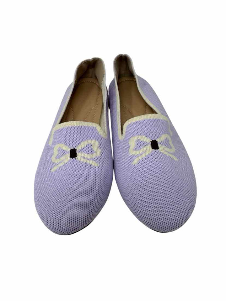 Shoe Size 42 Lavender Knit Flats