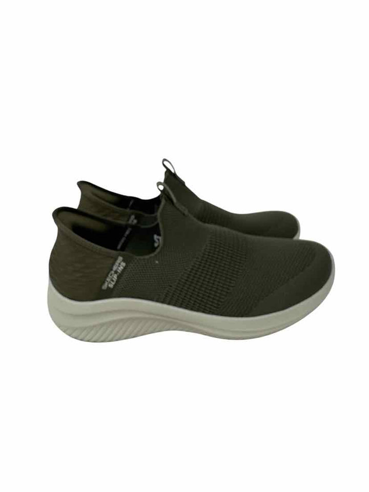 Shoe Size 9 Sketchers Olive Sneakers