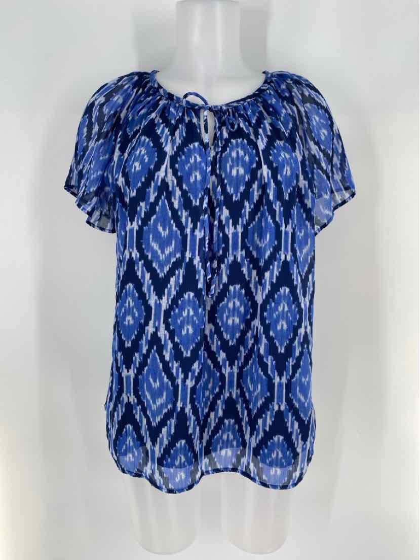 Size S Talbots Blue Print Shirt