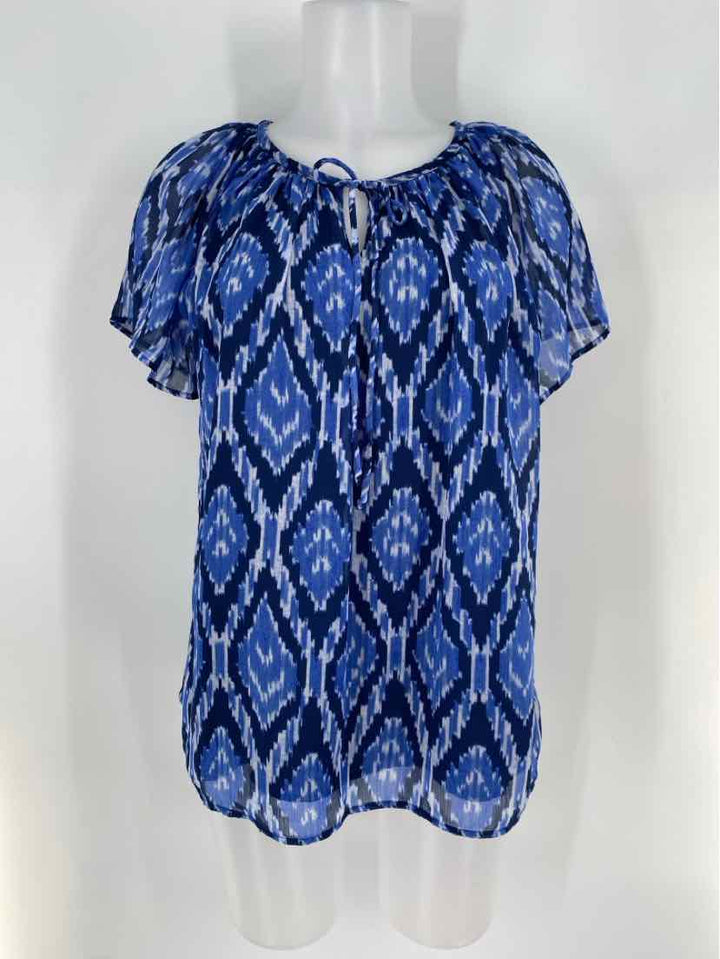 Size S Talbots Blue Print Shirt