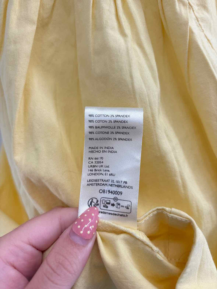 Size M Anthropologie Yellow Dress