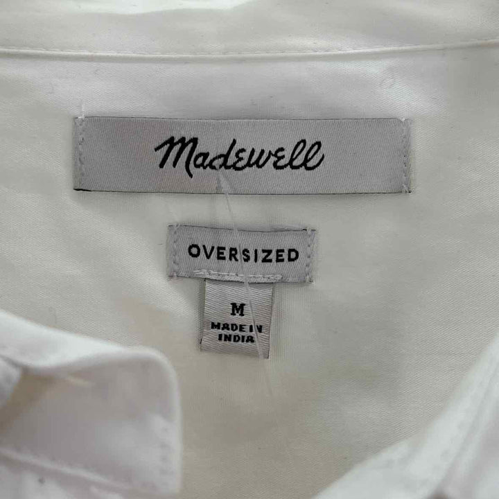 Size M MADEWELL Ivory Cotton Shirt