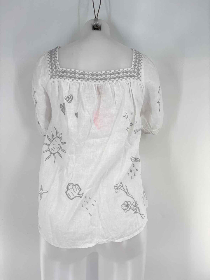 Size XL Johnny Was White Shirt
