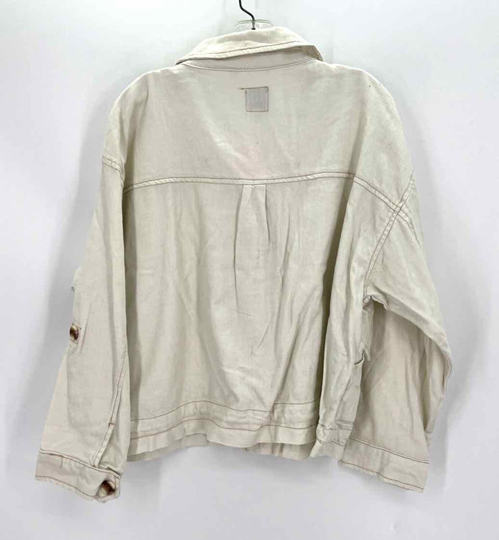Size XL Kensie Cream Cotton Jacket