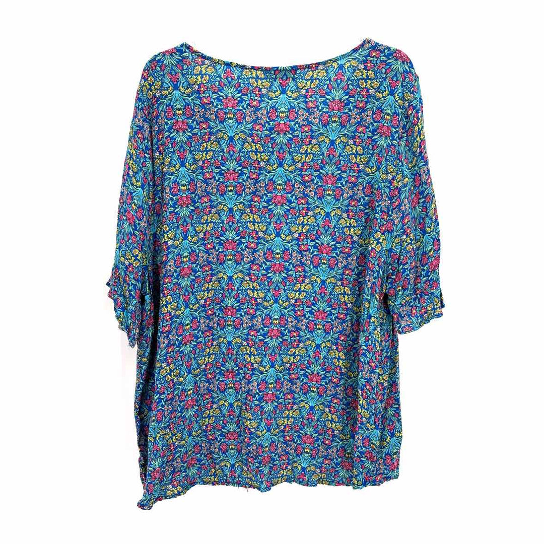 Size 3 CYNTHIA ROWLEY Blue Shirt