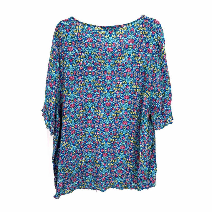 Size 3 CYNTHIA ROWLEY Blue Shirt