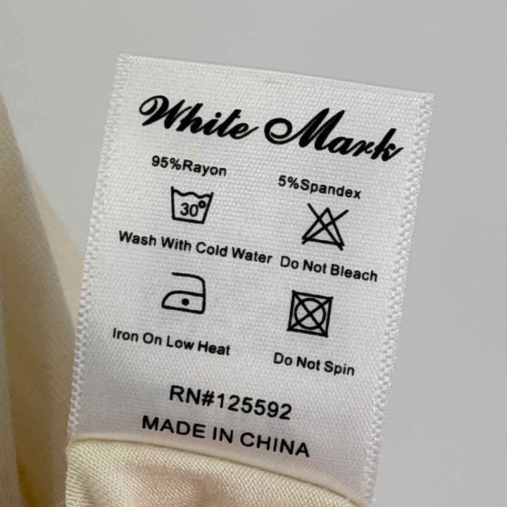 Size 2X Beige Shirt