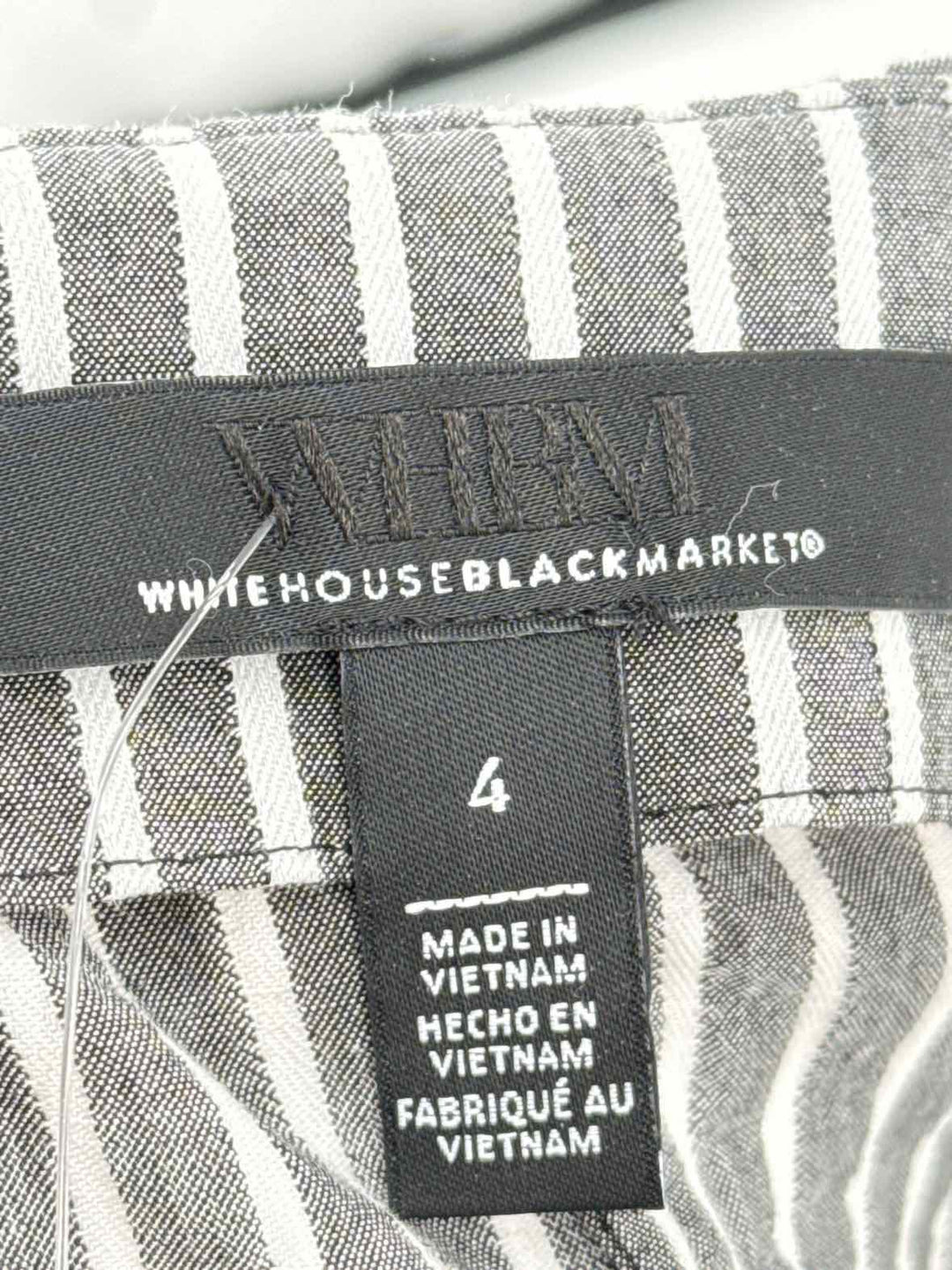 Size 4 White House Black Market Gray Shirt