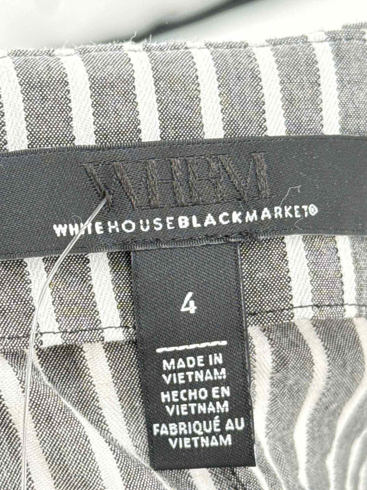 Size 4 White House Black Market Gray Shirt