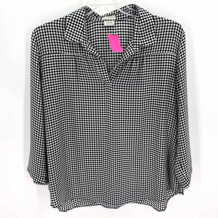 Size XL VAN HEUSEN Black/White Shirt
