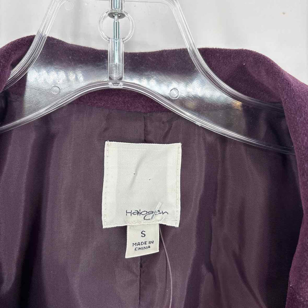 Size S HALOGEN Purple Velour Jacket