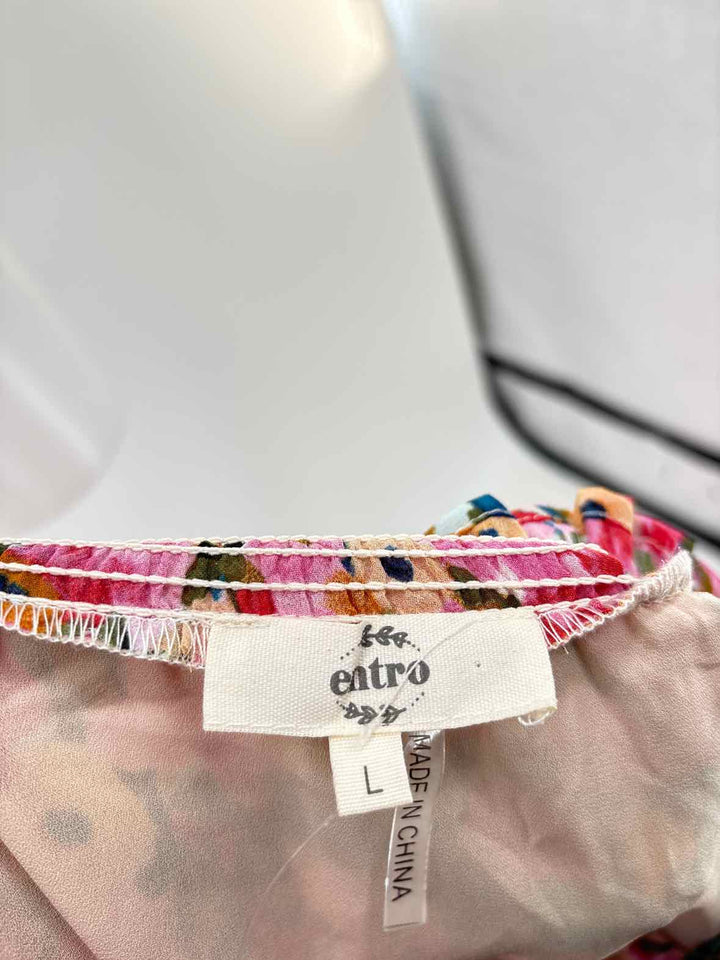Size L ENTRO Red Shirt