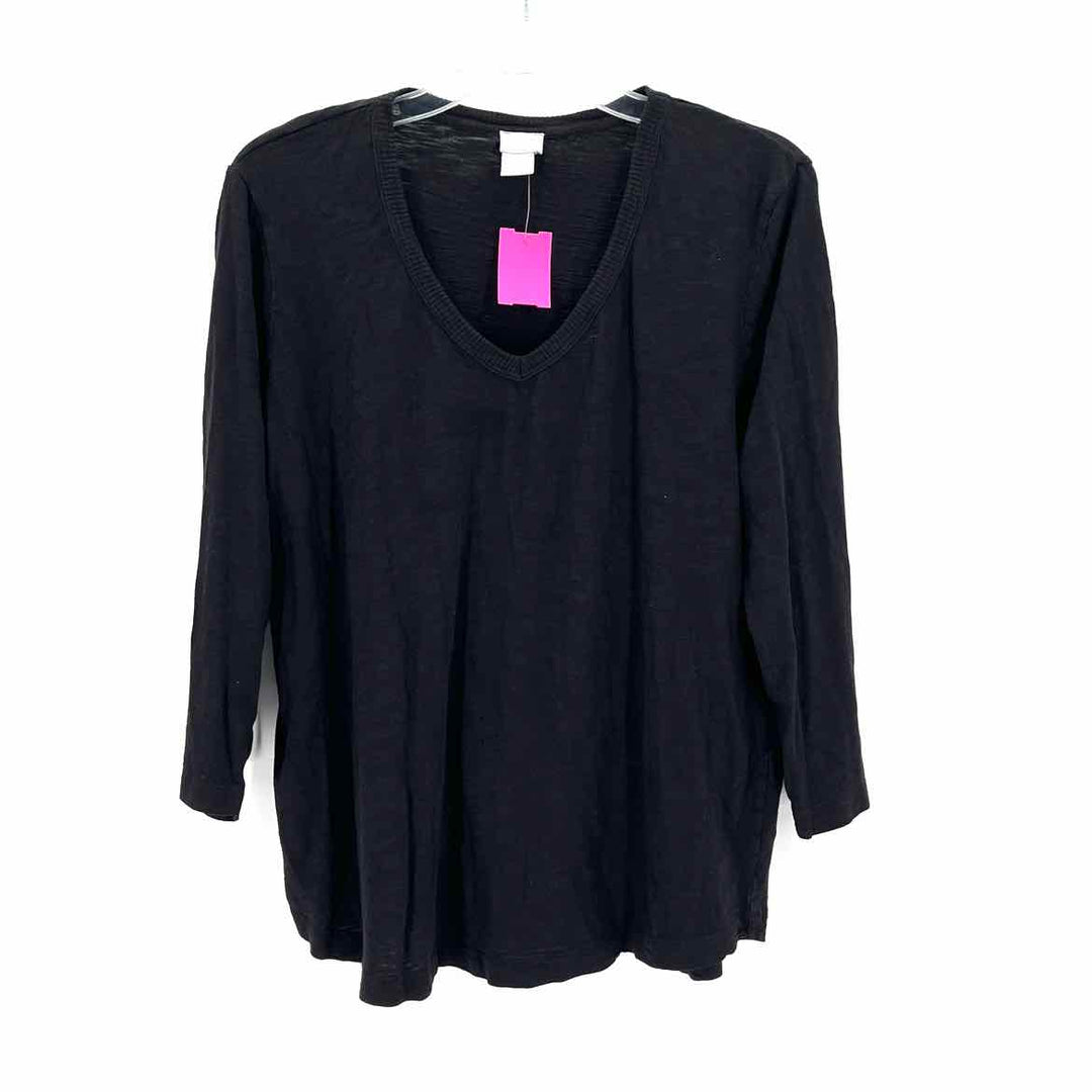 Size XL Chico's Black Shirt