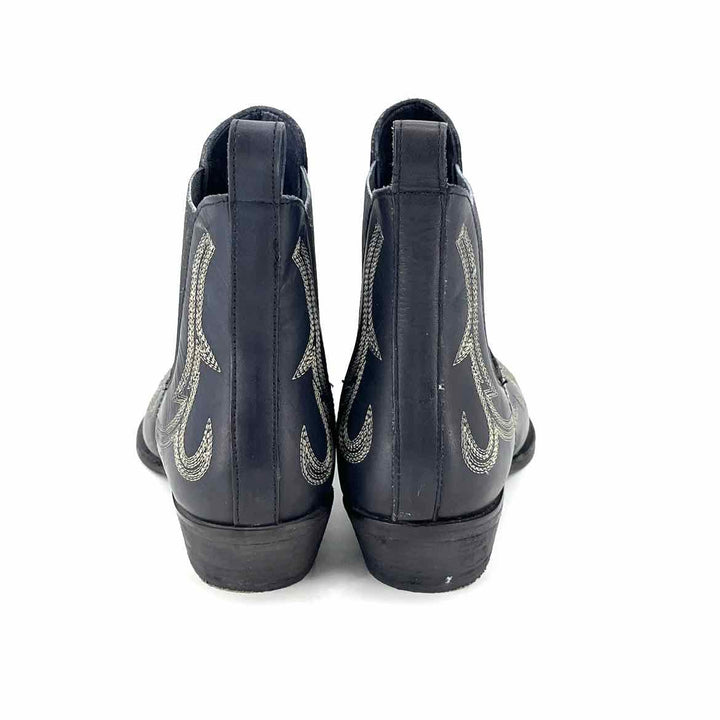 Shoe Size 7.5 FREE PEOPLE Black Leather Boots