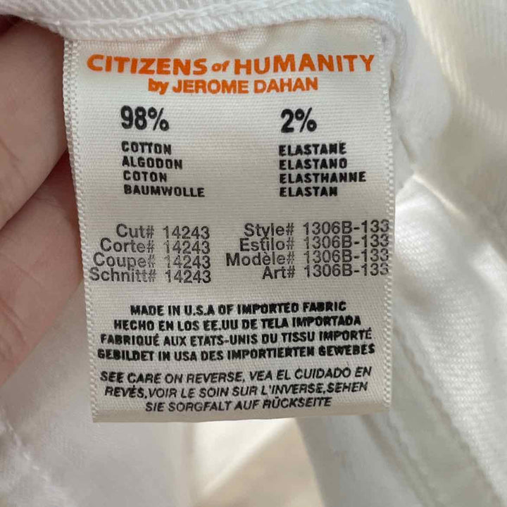 Size 24 CITIZENS OF HUMANITY White Pants
