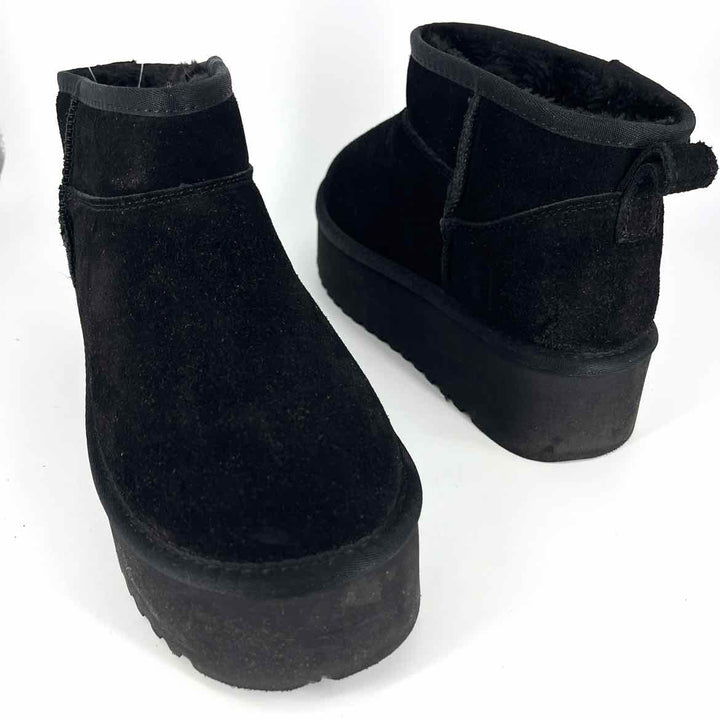Shoe Size 10 Black Suede Boots
