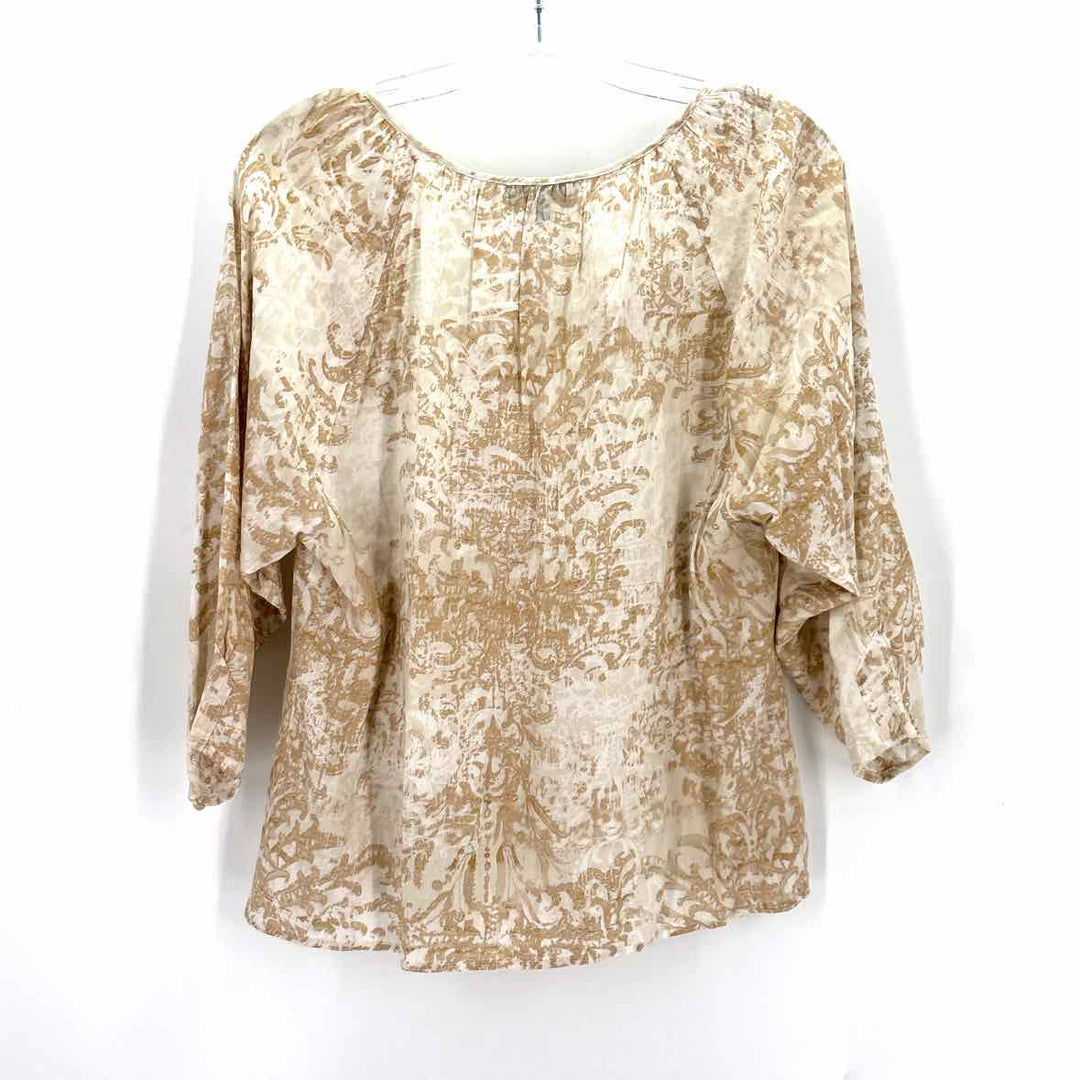 Size M SPENSE TAN PRINT Shirt