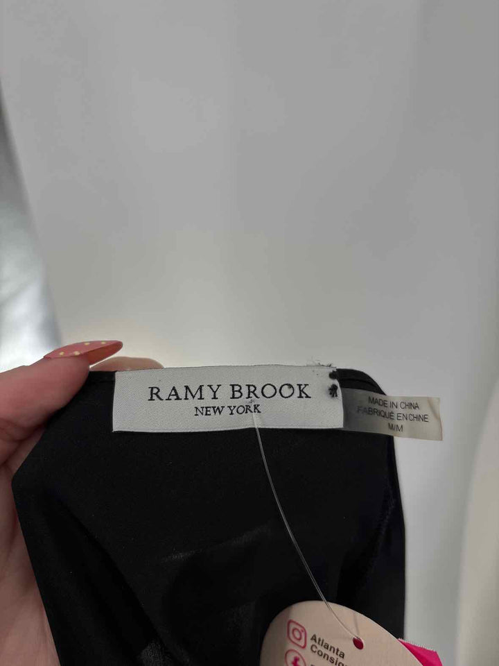 Size M Ramy Brook Black Silk Dress