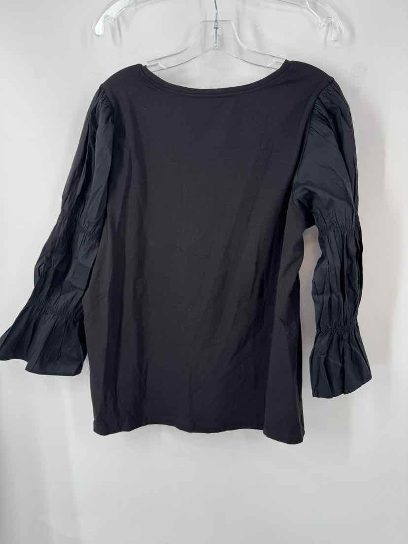 Size L Chico's Black Shirt