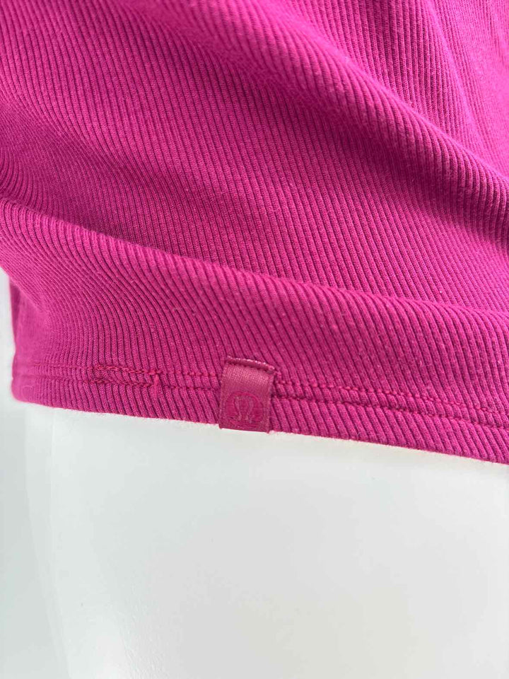 Size 6 Lululemon Fuschia Shirt