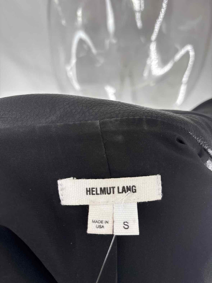 Size S HELMUT LANG Black Leather Jacket