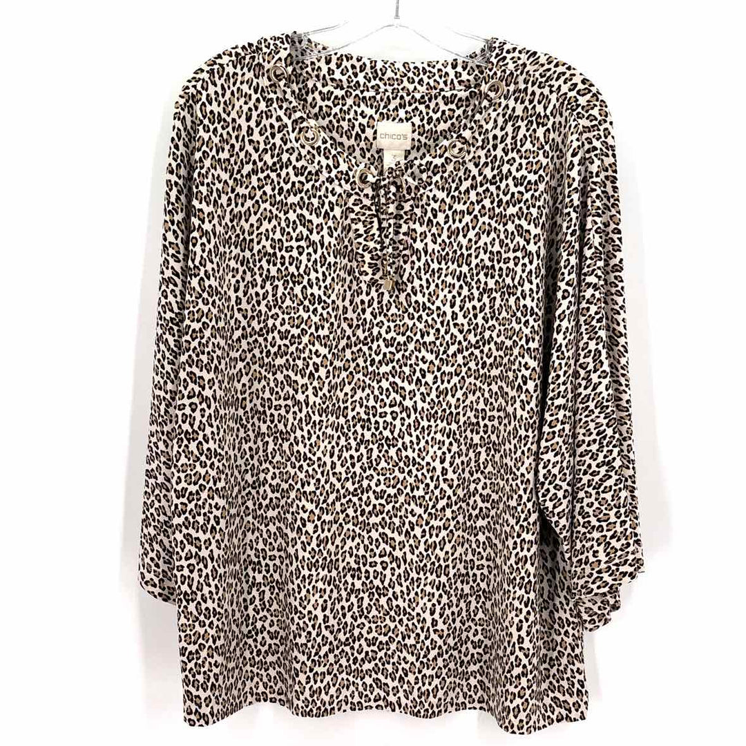 Size XL Chico's Beige Shirt
