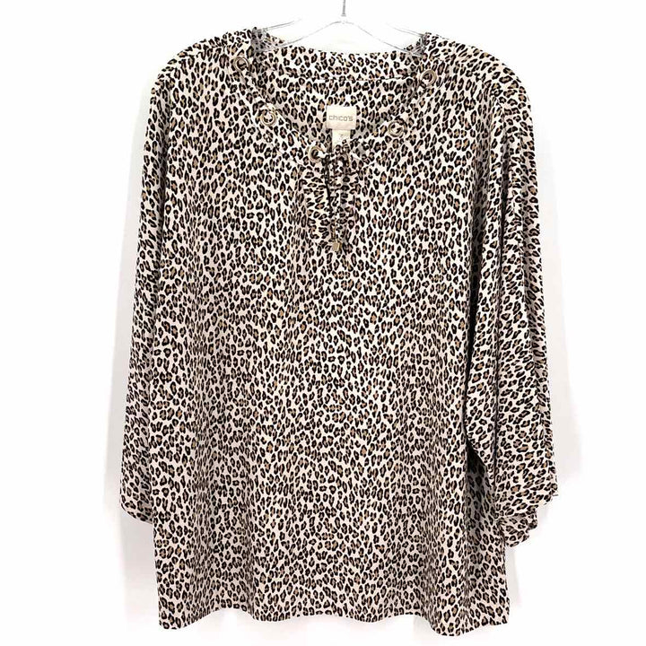 Size XL Chico's Beige Shirt