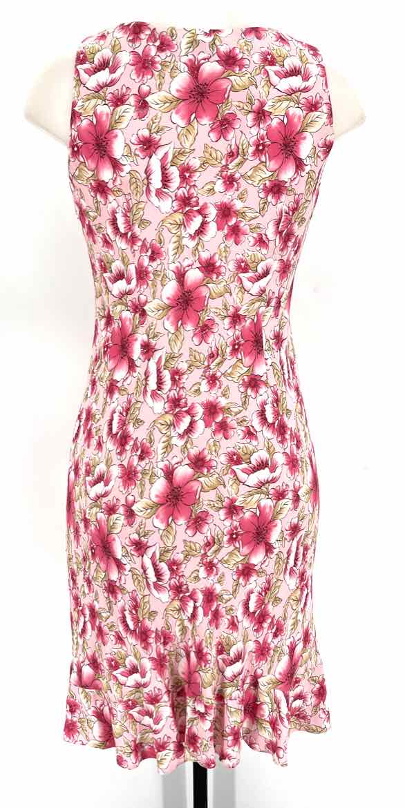 Size 4 LOFT PINK PRINT Dress