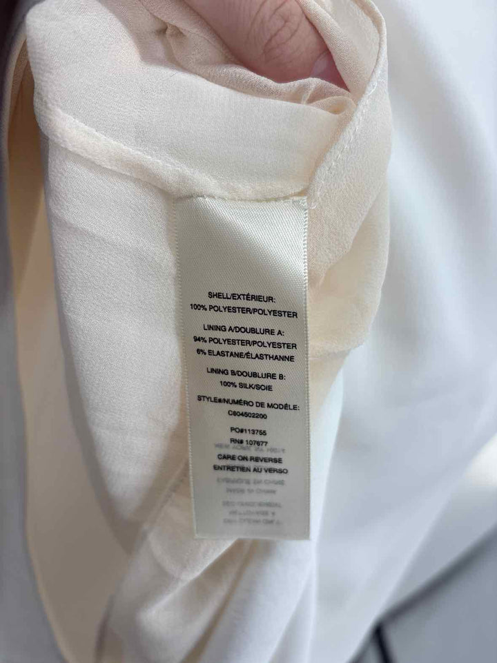 Size 6 Alice + Olivia Cream Dress