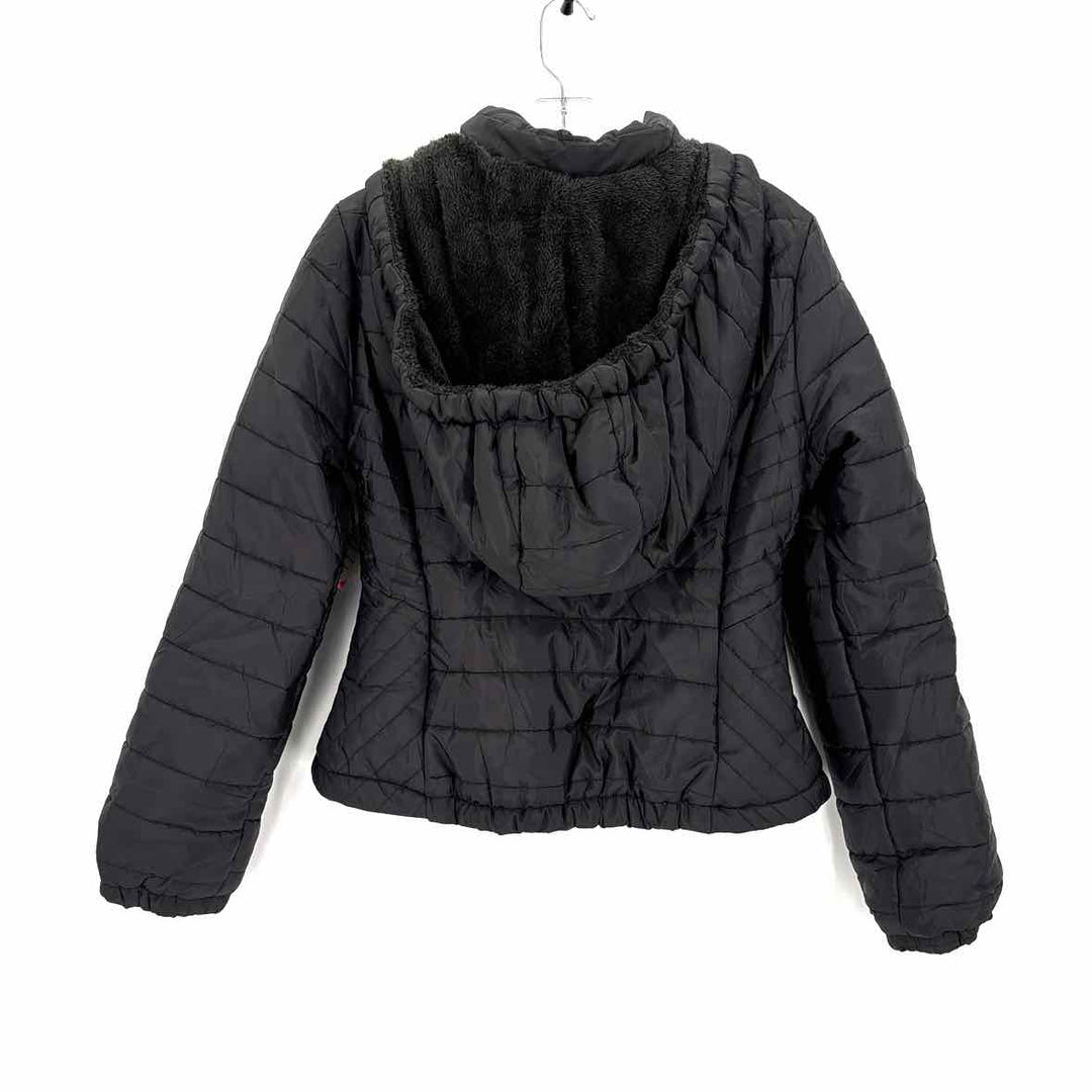 Size M Black Quilted Coat