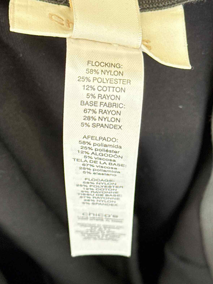 Size L Chico's Black Pants
