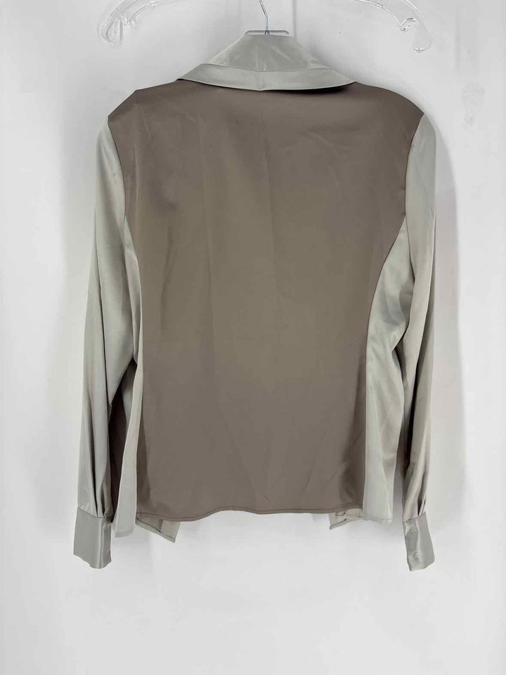 Size M TAHARI Silver Shirt