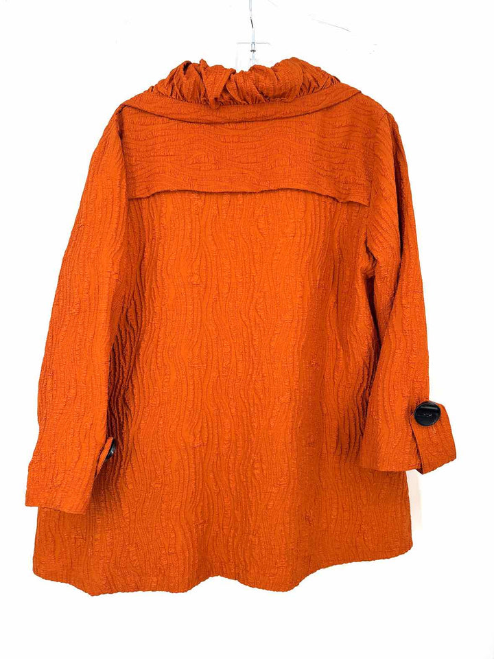 Size XL ALI MILES Orange Blazer