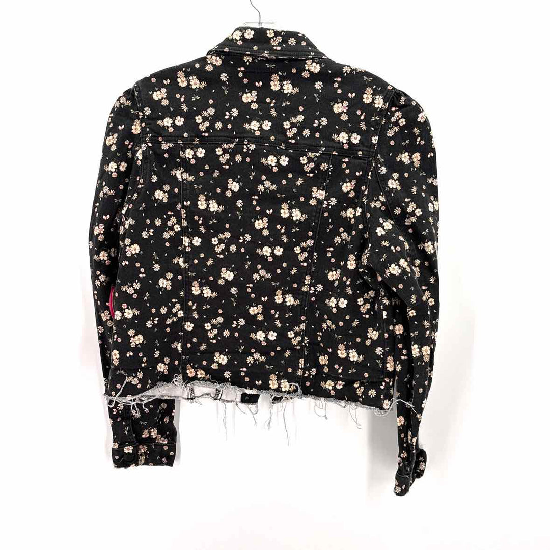 Size XL Celebrity Pink Black Denim Jacket