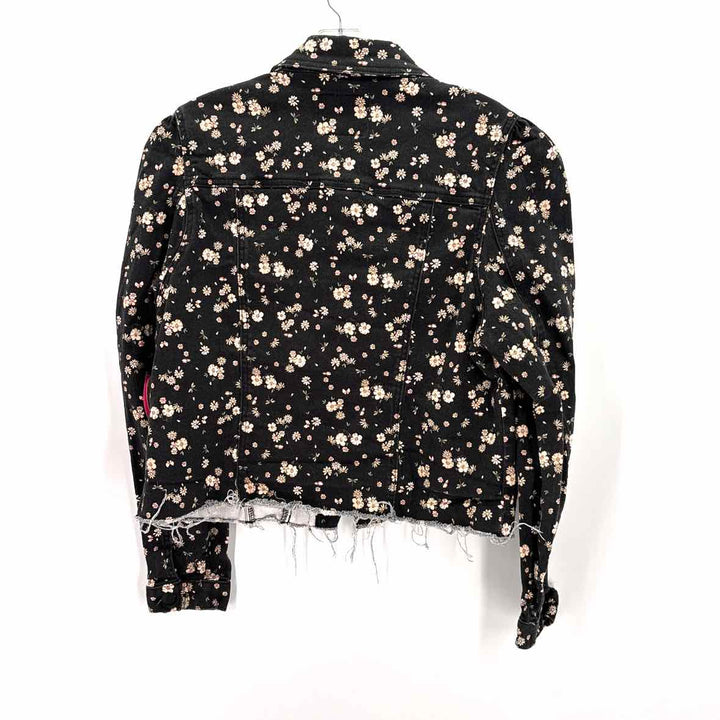 Size XL Celebrity Pink Black Denim Jacket