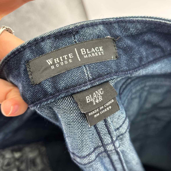 Size 14 White House Black Market Blue Denim Jeans