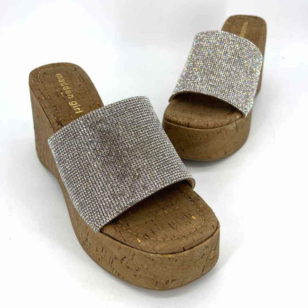 Shoe Size 6 MADDEN GIRL Silver Sandals