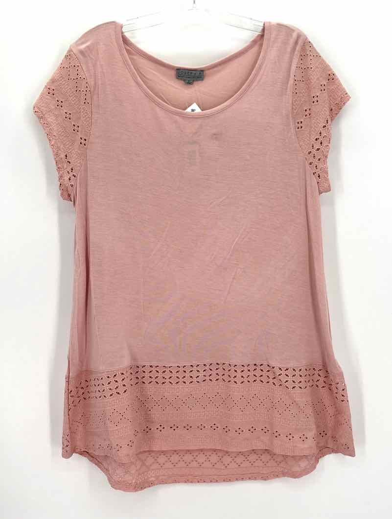 Size XL JOSEPH A Pink Lace Shirt