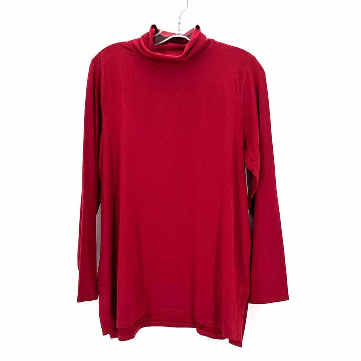 Size M J JILL Burgundy Shirt