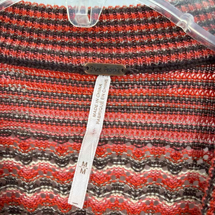 Size M FREE PEOPLE Multi-Color Knit Dress